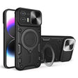 For Motorola Edge 20 Lite CD Texture Sliding Camshield Magnetic Holder Phone Case(Black) - free shipping - PMC TechLife - Order now!