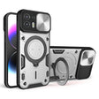 For Motorola Edge 20 Lite CD Texture Sliding Camshield Magnetic Holder Phone Case(Silver) - free shipping - PMC TechLife - Order now!