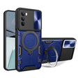 For Motorola Moto G62 CD Texture Sliding Camshield Magnetic Holder Phone Case(Blue) - free shipping - PMC TechLife - Order now!