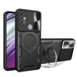 For Motorola Moto G30 / G20 / G10 CD Texture Sliding Camshield Magnetic Holder Phone Case(Black) - free shipping - PMC TechLife - Order now!