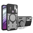 For Motorola Moto G30 / G20 / G10 CD Texture Sliding Camshield Magnetic Holder Phone Case(Silver) - free shipping - PMC TechLife - Order now!
