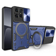 For Motorola Edge 50 Pro Global CD Texture Sliding Camshield Magnetic Holder Phone Case(Blue) - free shipping - PMC TechLife - Order now!