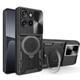 For Motorola Edge 50 Neo CD Texture Sliding Camshield Magnetic Holder Phone Case(Black) - free shipping - PMC TechLife - Order now!