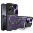 For Motorola Edge 50 Neo CD Texture Sliding Camshield Magnetic Holder Phone Case(Purple) - free shipping - PMC TechLife - Order now!