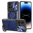 For Motorola Moto G75 5G CD Texture Sliding Camshield Magnetic Holder Phone Case(Blue) - free shipping - PMC TechLife - Order now!