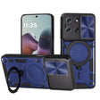 For Motorola Moto G56 5G CD Texture Sliding Camshield Magnetic Holder Phone Case(Blue) - free shipping - PMC TechLife - Order now!