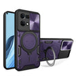 For OPPO Reno7 4G / F21 Pro 4G CD Texture Sliding Camshield Magnetic Holder Phone Case(Purple) - free shipping - PMC TechLife - Order now!