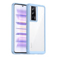 For Xiaomi Poco F5 Pro Colorful Series Acrylic Hybrid TPU Phone Case(Blue) - Xiaomi Cases by PMC TechLife | Online Shopping South Africa | PMC TechLife | Buy Now Pay Later Mobicred