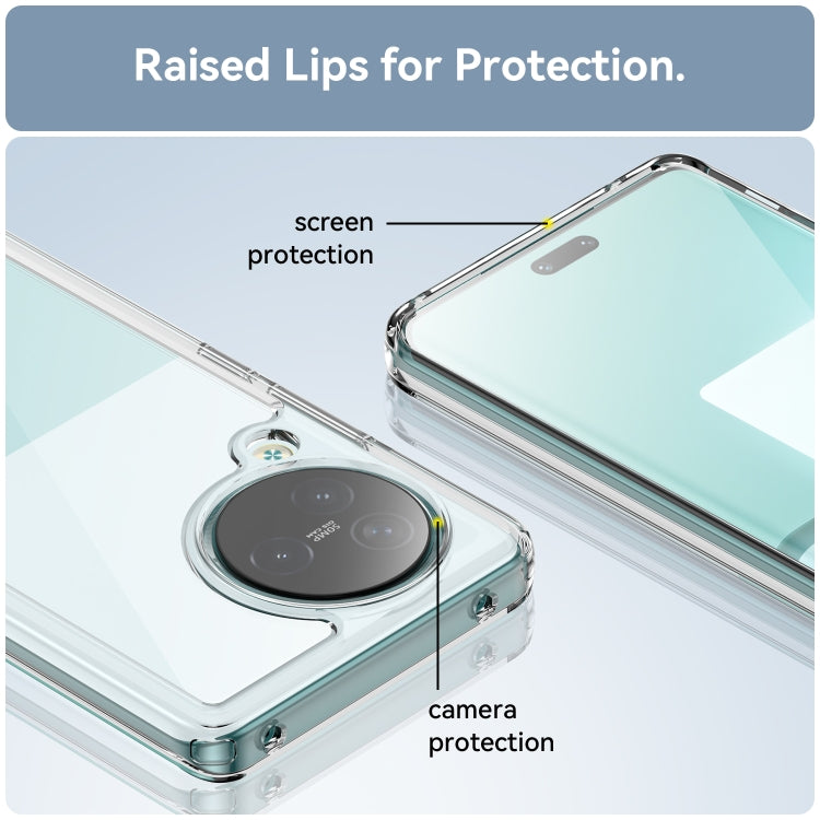 For Xiaomi Civi 3 Colorful Series Acrylic Hybrid TPU Phone Case(Transparent) - Xiaomi Cases by PMC TechLife | Online Shopping South Africa | PMC TechLife | Buy Now Pay Later Mobicred