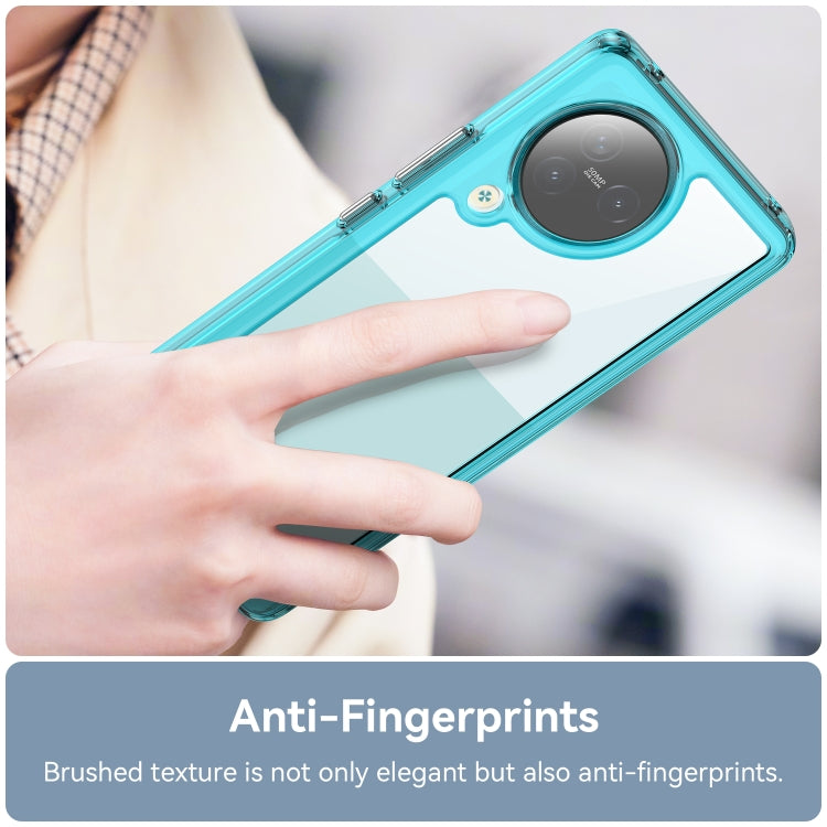 For Xiaomi Civi 3 Colorful Series Acrylic Hybrid TPU Phone Case(Transparent Blue)