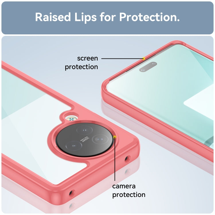 For Xiaomi Civi 3 Colorful Series Acrylic Hybrid TPU Phone Case(Red) - Xiaomi Cases by PMC TechLife | Online Shopping South Africa | PMC TechLife | Buy Now Pay Later Mobicred