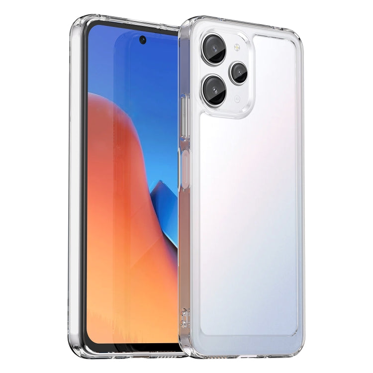 For Xiaomi Poco M6 Pro 5G Colorful Series Acrylic Hybrid TPU Phone Case(Transparent) - Xiaomi Cases by PMC TechLife | Online Shopping South Africa | PMC TechLife | Buy Now Pay Later Mobicred