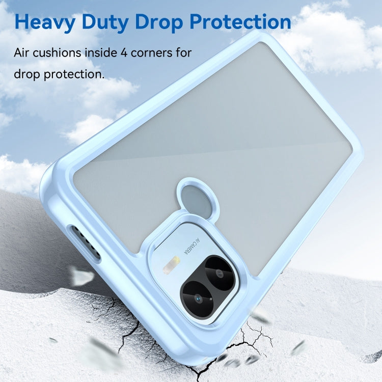 For Xiaomi Redmi A2+ Colorful Series Acrylic Hybrid TPU Phone Case(Blue)