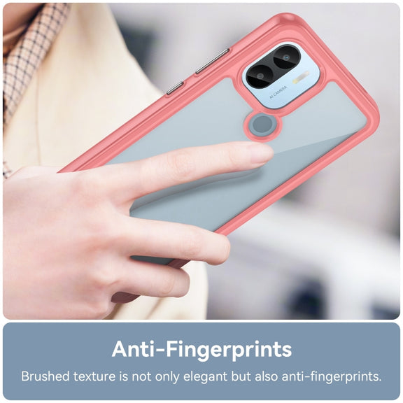 For Xiaomi Redmi A2+ Colorful Series Acrylic Hybrid TPU Phone Case(Red)