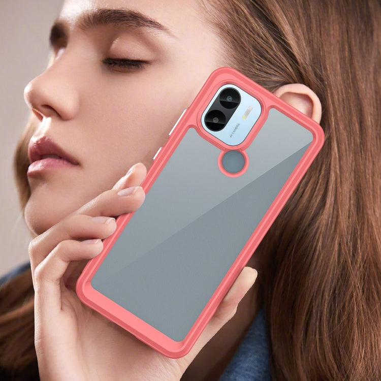 For Xiaomi Redmi A2+ Colorful Series Acrylic Hybrid TPU Phone Case(Red) - Xiaomi Cases by PMC TechLife | Online Shopping South Africa | PMC TechLife | Buy Now Pay Later Mobicred