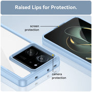 For Xiaomi 13T Colorful Series Acrylic Hybrid TPU Phone Case(Blue)