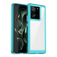For Xiaomi 13T Pro Colorful Series Acrylic Hybrid TPU Phone Case(Transparent Blue) - Xiaomi Cases by PMC TechLife | Online Shopping South Africa | PMC TechLife | Buy Now Pay Later Mobicred
