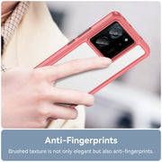For Xiaomi 13T Pro Colorful Series Acrylic Hybrid TPU Phone Case(Red)