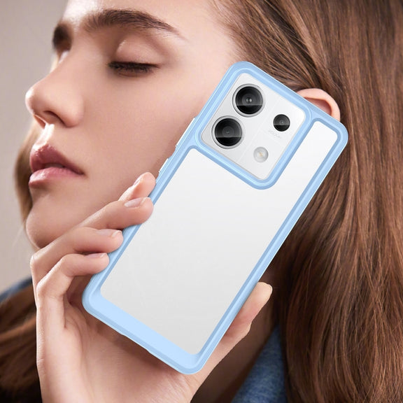 For Xiaomi Redmi Note 13 Pro 5G Colorful Series Acrylic Hybrid TPU Phone Case(Blue)
