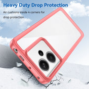For Xiaomi Redmi Note 13 Pro+ Colorful Series Acrylic Hybrid TPU Phone Case(Red)