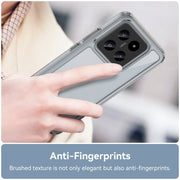 For Xiaomi 14 Colorful Series Acrylic Hybrid TPU Phone Case(Transparent)