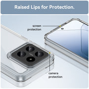 For Xiaomi 14 Colorful Series Acrylic Hybrid TPU Phone Case(Transparent)