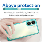 For Xiaomi Redmi 13C 4G Colorful Series Acrylic Hybrid TPU Phone Case(Transparent Blue)
