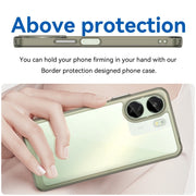 For Xiaomi Redmi 13C 4G Colorful Series Acrylic Hybrid TPU Phone Case(Transparent Grey)