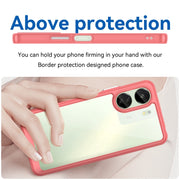 For Xiaomi Redmi 13C 4G Colorful Series Acrylic Hybrid TPU Phone Case(Red)