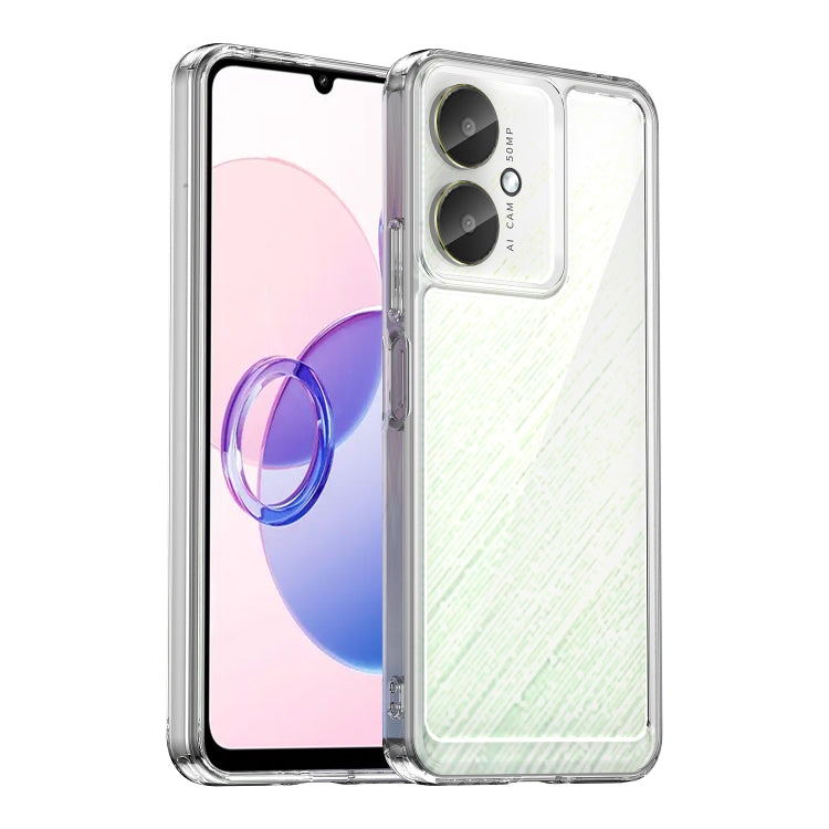 For Xiaomi Poco C65 Colorful Series Acrylic Hybrid TPU Phone Case(Transparent) - Xiaomi Cases by PMC TechLife | Online Shopping South Africa | PMC TechLife | Buy Now Pay Later Mobicred