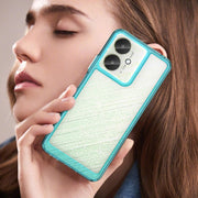 For Xiaomi Redmi 13R 5G Colorful Series Acrylic Hybrid TPU Phone Case(Transparent Blue)