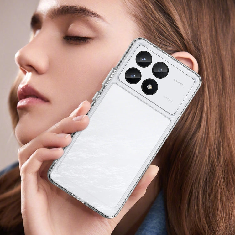 For Xiaomi Redmi K70 Pro Colorful Series Acrylic Hybrid TPU Phone Case(Transparent) - K70 Pro Cases by PMC TechLife | Online Shopping South Africa | PMC TechLife | Buy Now Pay Later Mobicred
