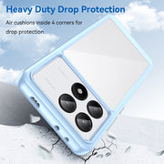 For Xiaomi Redmi K70E Colorful Series Acrylic Hybrid TPU Phone Case(Blue)