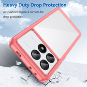 For Xiaomi Redmi K70E Colorful Series Acrylic Hybrid TPU Phone Case(Red)