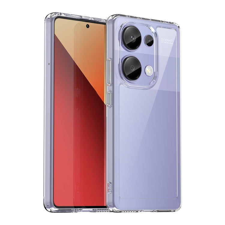 For Redmi Note 13 Pro 4G Global Colorful Series Acrylic Hybrid TPU Phone Case(Transparent) - Note 13 Pro Cases by PMC TechLife | Online Shopping South Africa | PMC TechLife | Buy Now Pay Later Mobicred