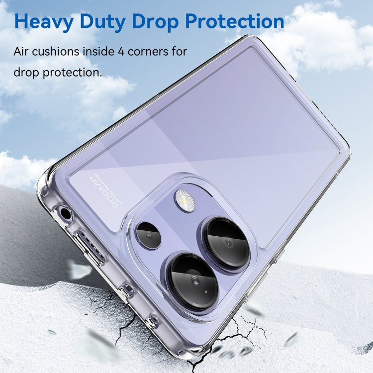 For Redmi Note 13 Pro 4G Global Colorful Series Acrylic Hybrid TPU Phone Case(Transparent) - Note 13 Pro Cases by PMC TechLife | Online Shopping South Africa | PMC TechLife | Buy Now Pay Later Mobicred
