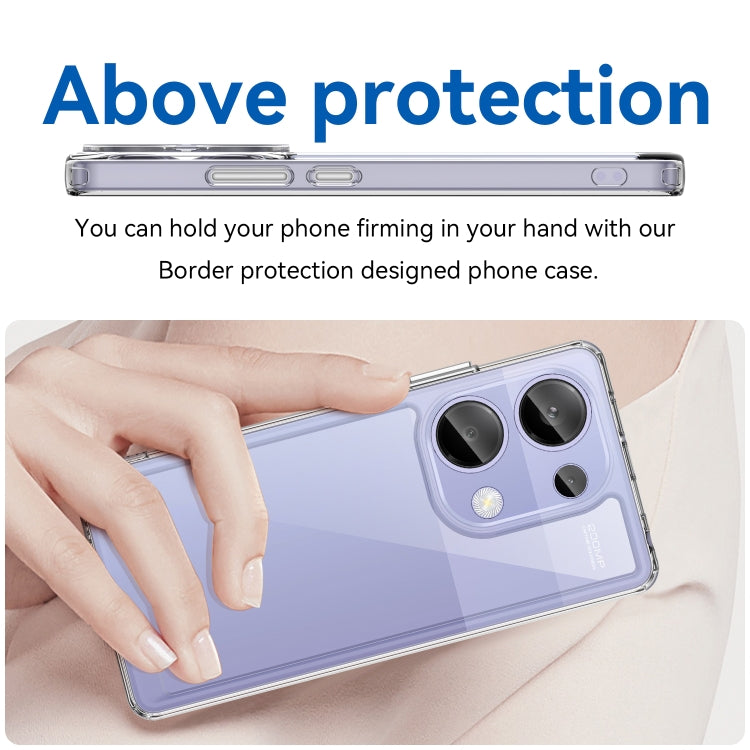 For Redmi Note 13 Pro 4G Global Colorful Series Acrylic Hybrid TPU Phone Case(Transparent) - Note 13 Pro Cases by PMC TechLife | Online Shopping South Africa | PMC TechLife | Buy Now Pay Later Mobicred