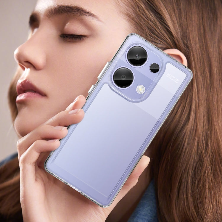 For Redmi Note 13 Pro 4G Global Colorful Series Acrylic Hybrid TPU Phone Case(Transparent) - Note 13 Pro Cases by PMC TechLife | Online Shopping South Africa | PMC TechLife | Buy Now Pay Later Mobicred