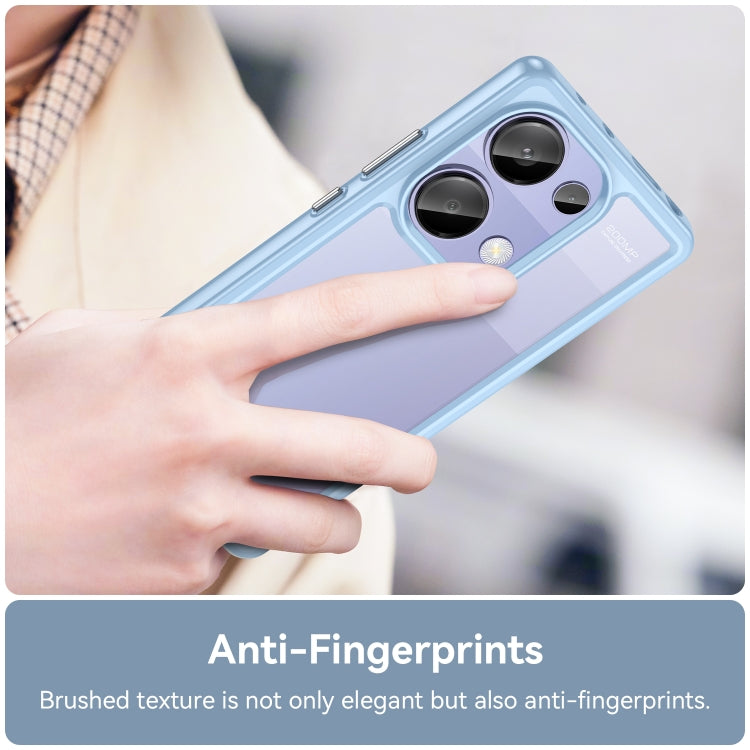 For Redmi Note 13 Pro 4G Global Colorful Series Acrylic Hybrid TPU Phone Case(Blue) - Note 13 Pro Cases by PMC TechLife | Online Shopping South Africa | PMC TechLife | Buy Now Pay Later Mobicred