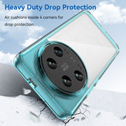 For Xiaomi 14 Ultra Colorful Series Acrylic Hybrid TPU Phone Case(Transparent Blue)