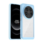 For Xiaomi 14 Ultra Colorful Series Acrylic Hybrid TPU Phone Case(Blue)