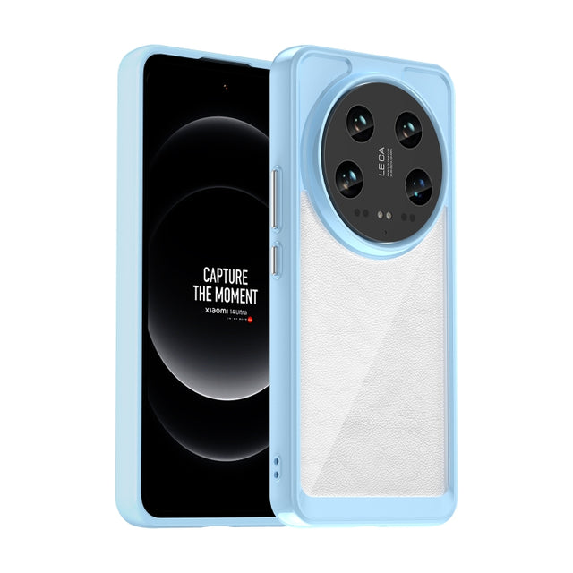 For Xiaomi 14 Ultra Colorful Series Acrylic Hybrid TPU Phone Case(Blue)