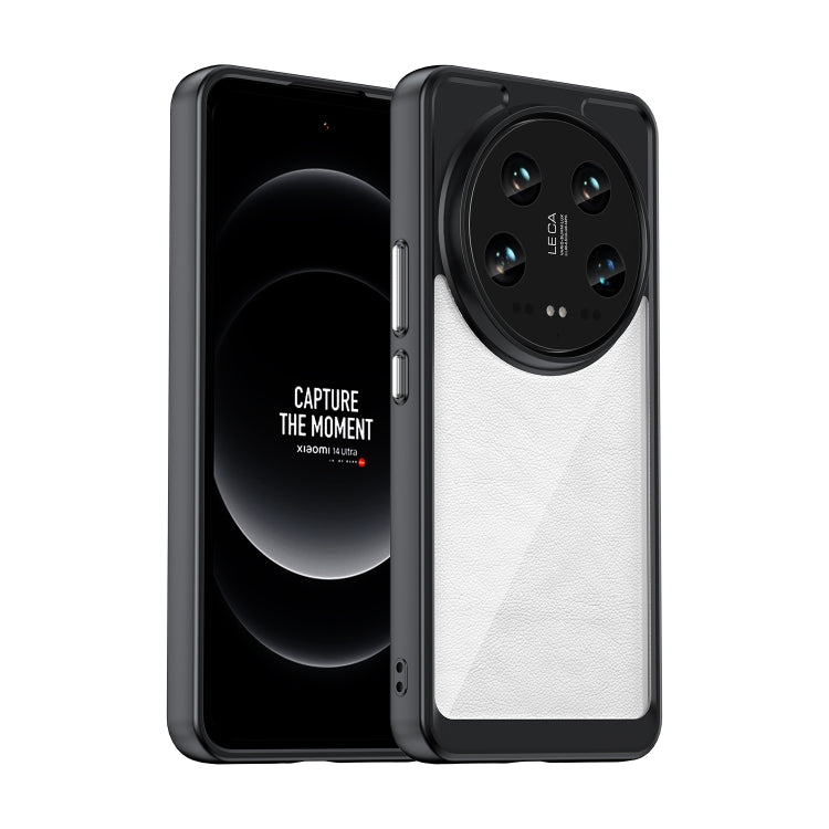 For Xiaomi 14 Ultra Colorful Series Acrylic Hybrid TPU Phone Case(Black) - 14 Ultra Cases by PMC TechLife | Online Shopping South Africa | PMC TechLife | Buy Now Pay Later Mobicred