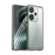 For Xiaomi Redmi Turbo 3 Colorful Series Acrylic Hybrid TPU Phone Case(Transparent Grey) - Xiaomi Cases by PMC TechLife | Online Shopping South Africa | PMC TechLife | Buy Now Pay Later Mobicred