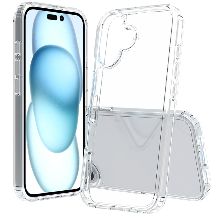 For iPhone 16 Scratchproof Acrylic TPU Phone Case(Transparent) - iPhone 16 Cases by PMC TechLife | Online Shopping South Africa | PMC TechLife | Buy Now Pay Later Mobicred