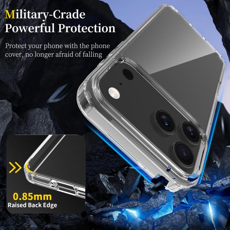 For iPhone 17 Pro Max Scratchproof Acrylic TPU Phone Case(Transparent) - free shipping - PMc TechLife - Order now!