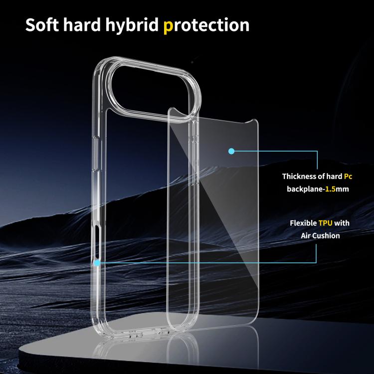 For iPhone 17 Air Scratchproof Acrylic TPU Phone Case(Transparent) - free shipping - PMc TechLife - Order now!