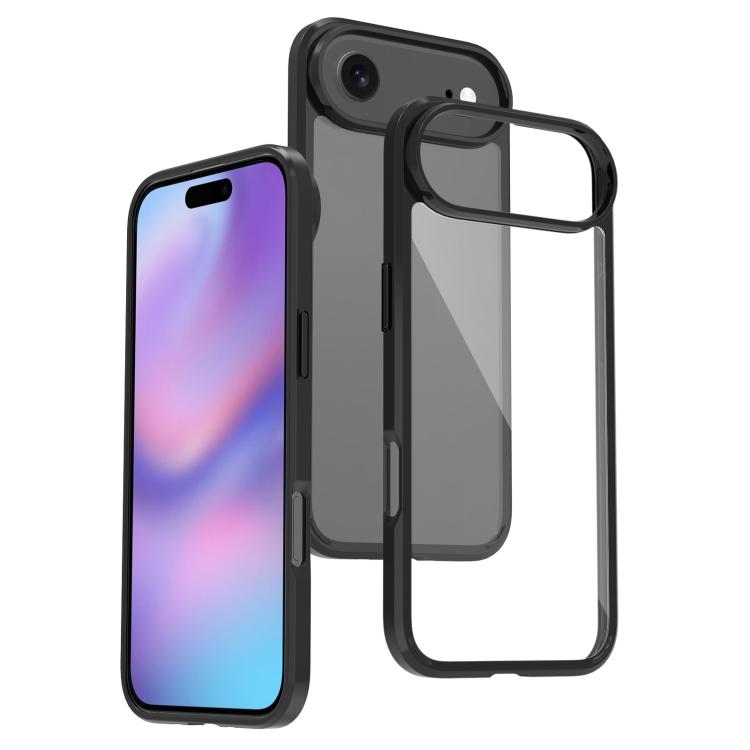 For iPhone 17 Air Scratchproof Acrylic TPU Phone Case(Black) - free shipping - PMc TechLife - Order now!