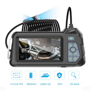 M60 4.3 inch Dual Camera with Screen Endoscope, Length:10m(8mm)