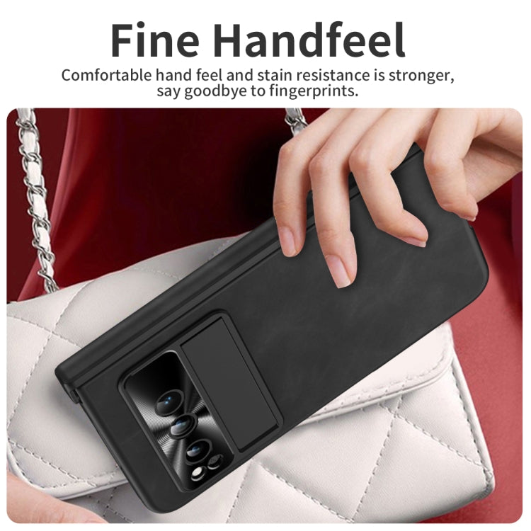 For Google Pixel Fold Napa Texture All-inclusive Phone Case(Black) - free shipping - PMC Jewellery - Order now!